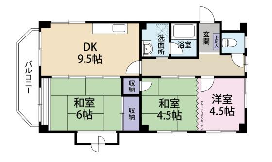 グランドメゾン桜馬場の間取り