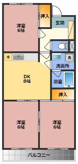 第2アゼリアハイツの間取り