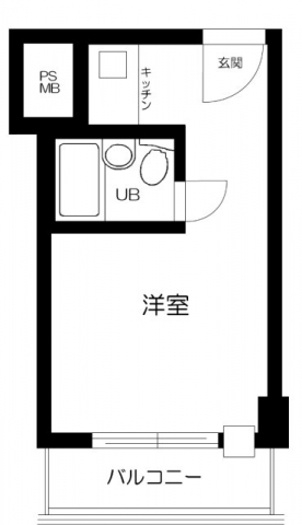 千代田区神田小川町のマンションの間取り