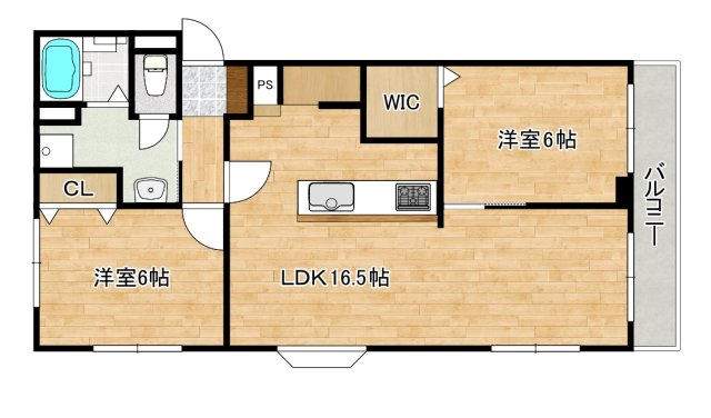 第3コーポ岡村の間取り