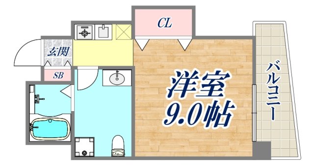 ポルト新神戸の間取り