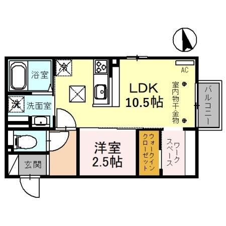 エトワールウィットの間取り