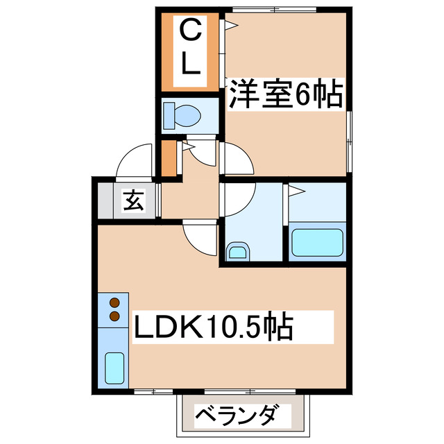 リバティコートの間取り写真