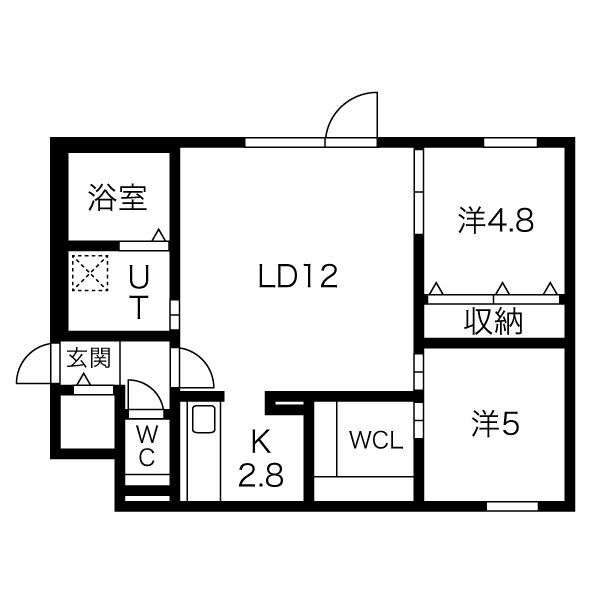 ブルーイング本町の間取り