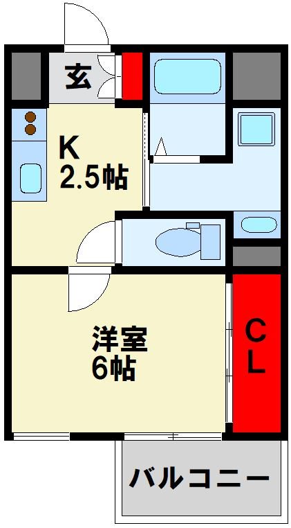 PROTO CITY 戸畑の間取り