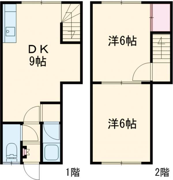 コーポＨＥＲＯ亀田港の間取り