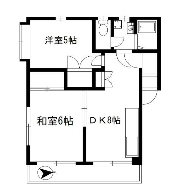 ミキハイツの間取り