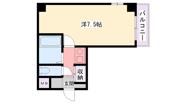 エトールＶＩＩの間取り