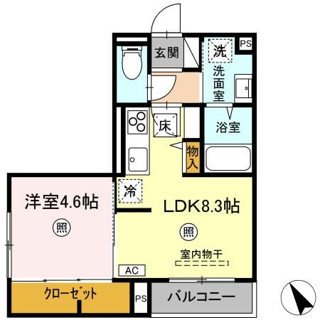 ロイヤルステージ塩町の間取り