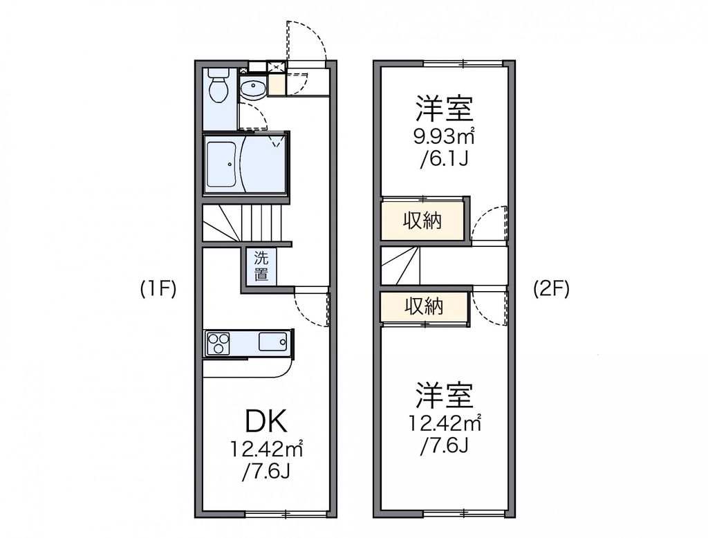 レオパレスかなめの間取り