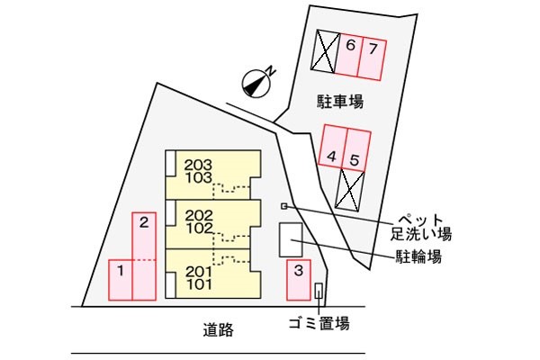 【安芸郡熊野町城之堀のアパートのその他共有部分】