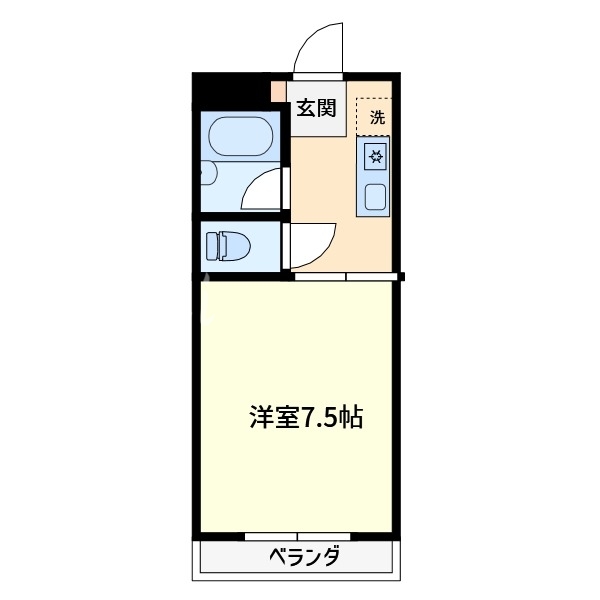 ステーションモンパルナスの間取り