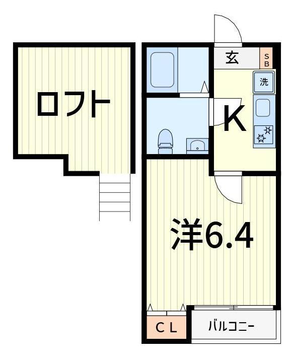 エクセラン柴又の間取り