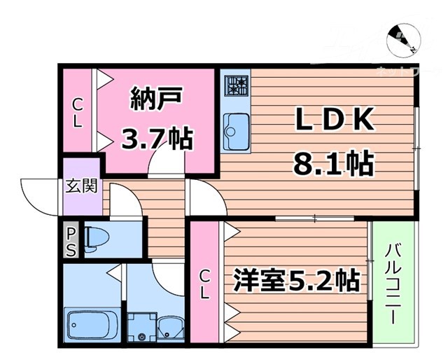 【アート瑞光駅前の間取り】