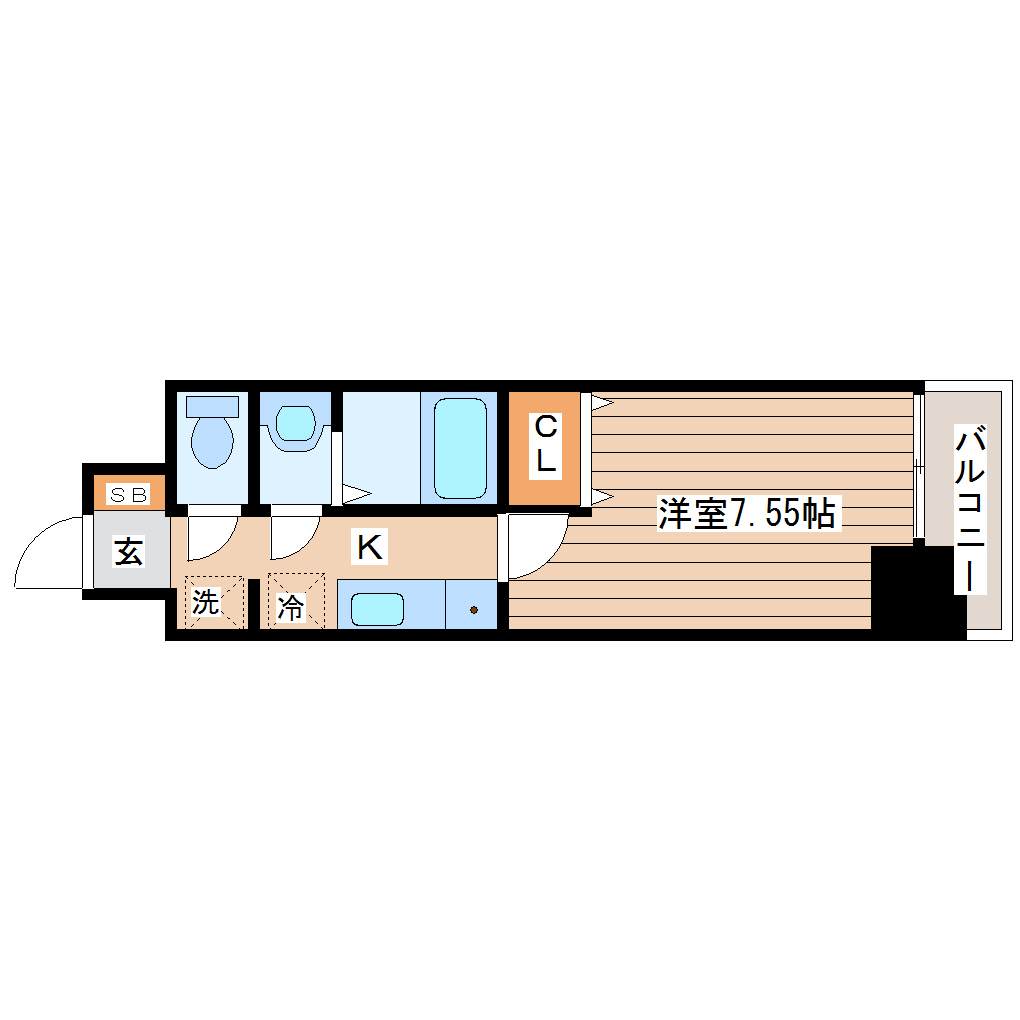 Nasic仙台東口の間取り