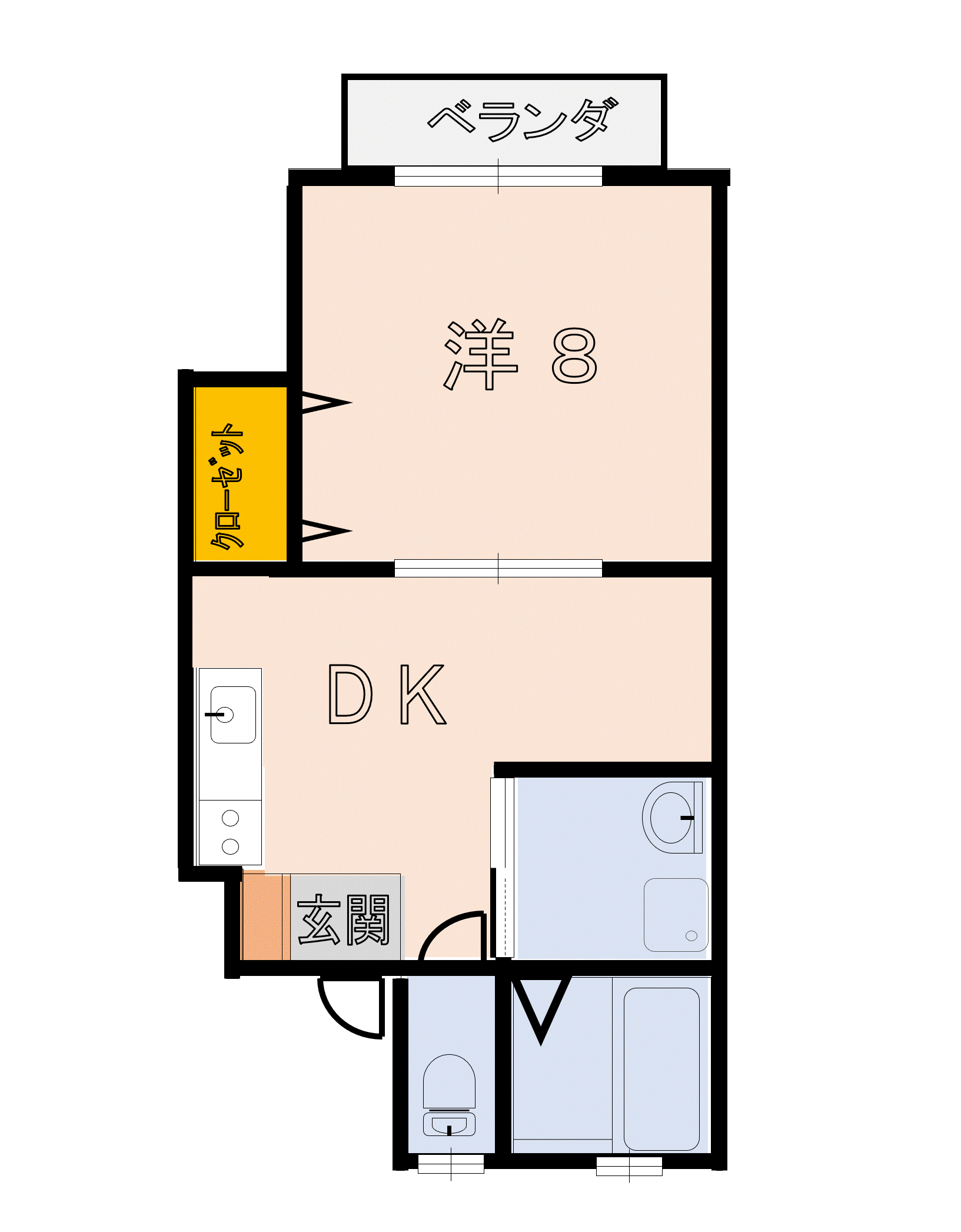 ローズワンの間取り