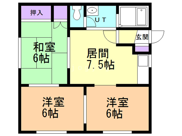 吉田ハウスＥの間取り