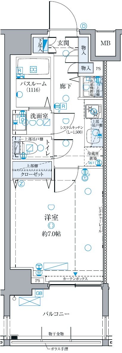 クレヴィスタ板橋西台IIIの間取り