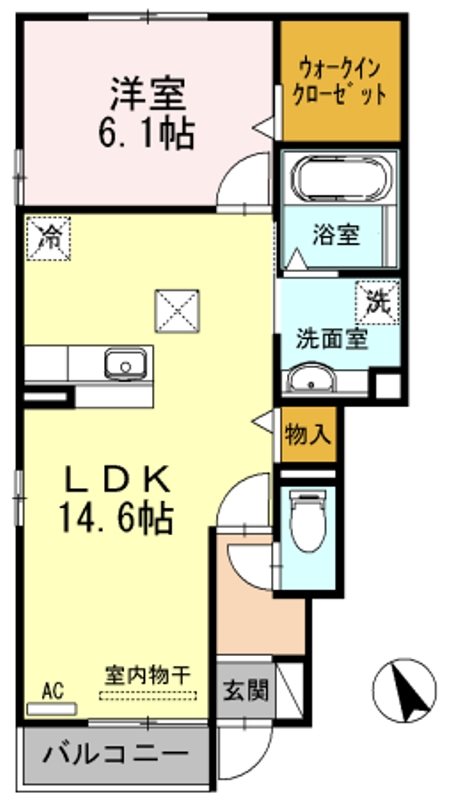 ゴールドバレーIIの間取り