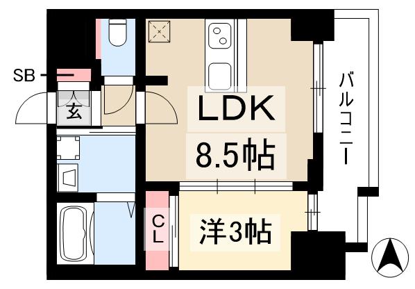 プレサンス吹上駅前エテルノの間取り