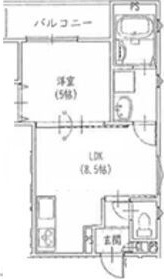 大阪市鶴見区茨田大宮のアパートの間取り