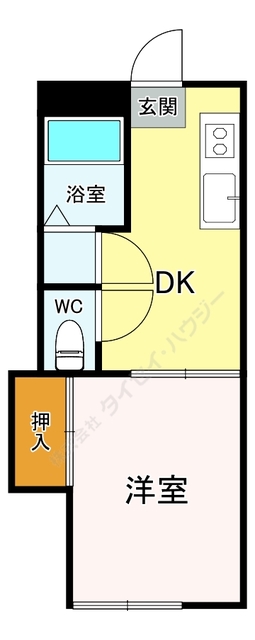 大野ハイツの間取り