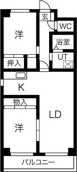 COM’S二ツ坂の間取り