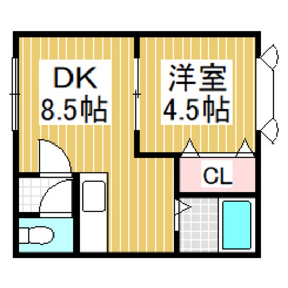 エトワールのぞみＥの間取り