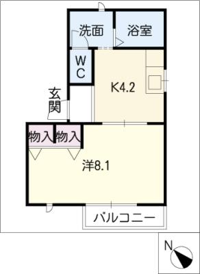 アーバンヒルズ秀栄の間取り