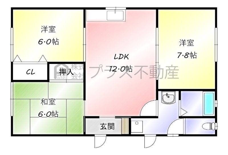 阿部アパートの間取り