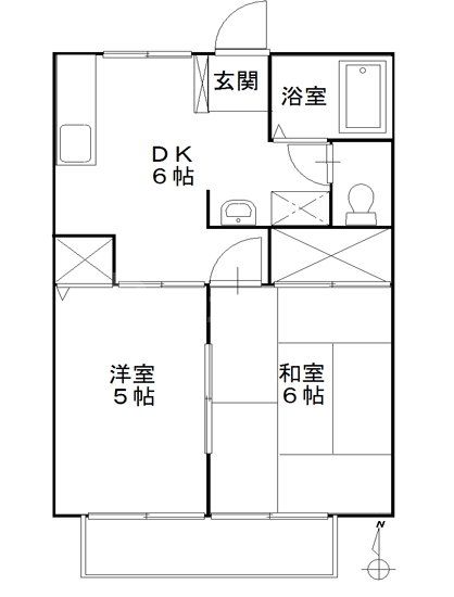 サンコート豊田A棟の間取り