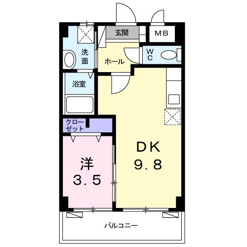 サニーハイツ高原の間取り