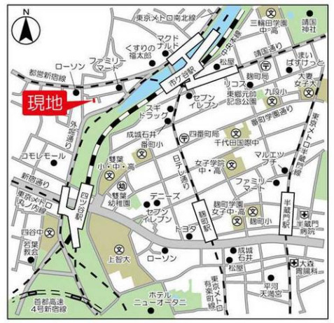 【新宿区市谷本村町のマンションのバス・シャワールーム】