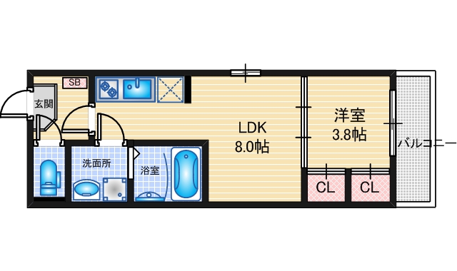 Solatio Lebenの間取り