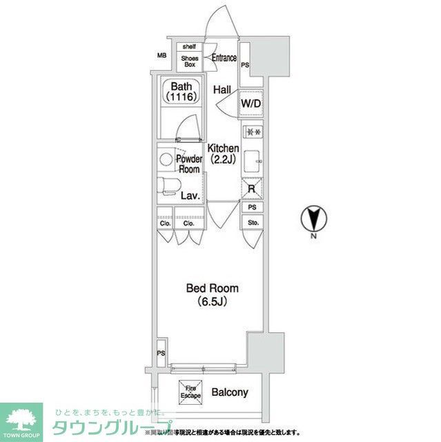 コンフォリア門前仲町の間取り