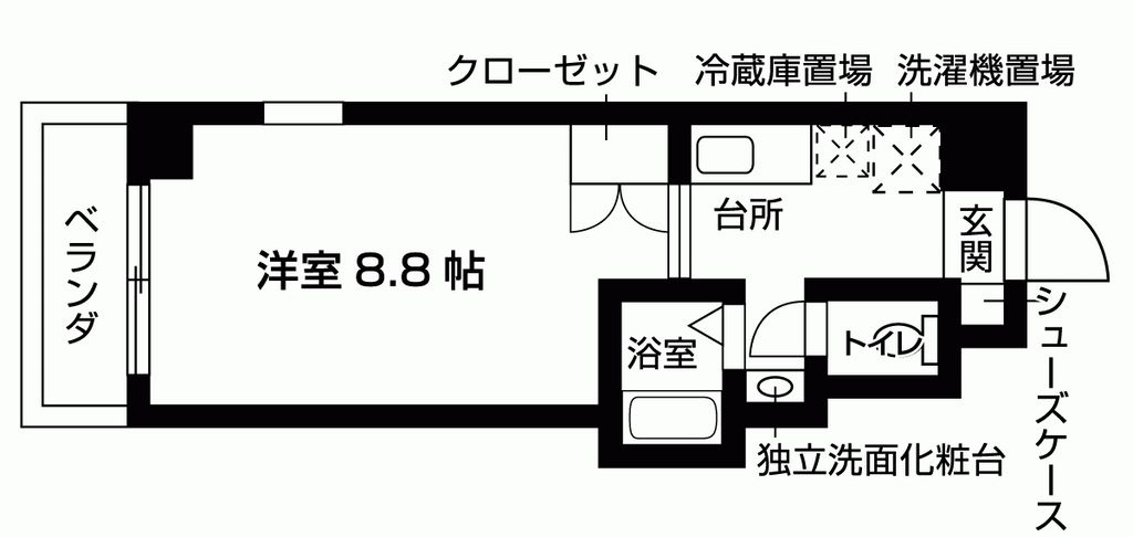 Bequem21の間取り