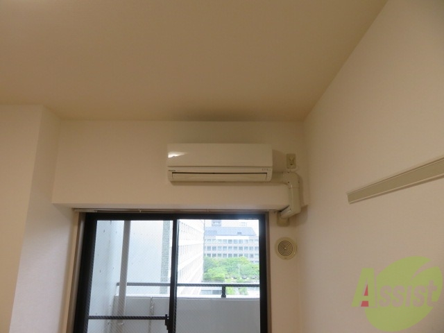 その他設備　エアコンが設置してありますので、寒暖対策もばっちり。