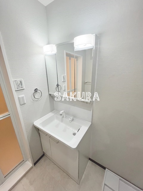 洗面設備　身支度に便利な洗面台♪