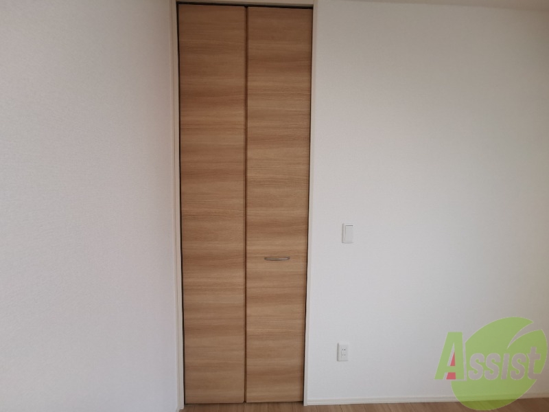 収納　ここに収納があります。収納があると部屋が広く使えます。