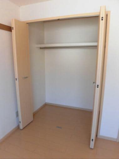 収納　たっぷりとした収納スペースです