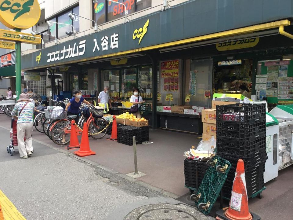 ショッピングセンター　DAISO ココスナカムラ入谷店（ショッピングセンター）まで358m