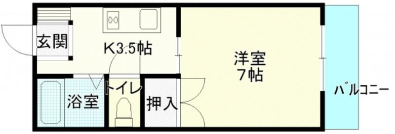 アーバン田部IIの間取り写真