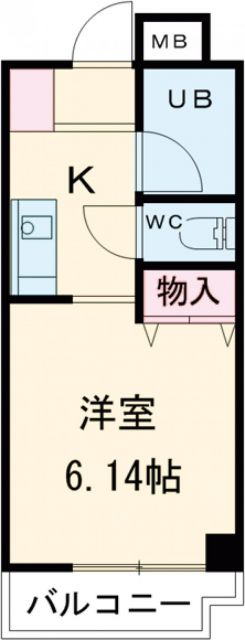 南海本線 泉佐野駅 徒歩13分 4階建 築31年の間取り写真