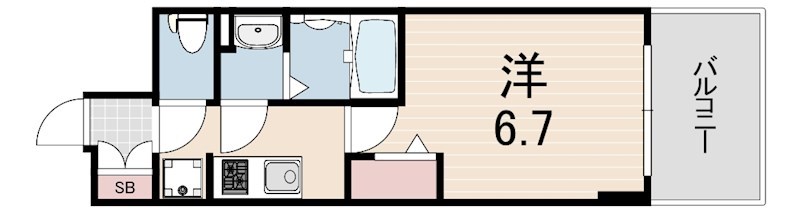 プレサンス神戸セレスティアの間取り写真