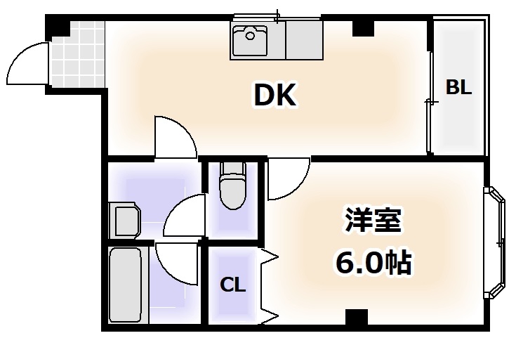 サンハイツ昭和町の間取り写真
