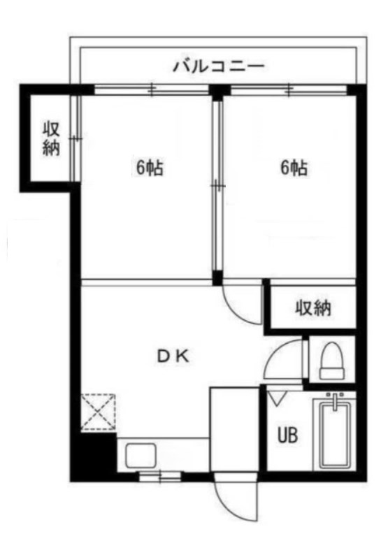 第2浜中マンションの間取り写真
