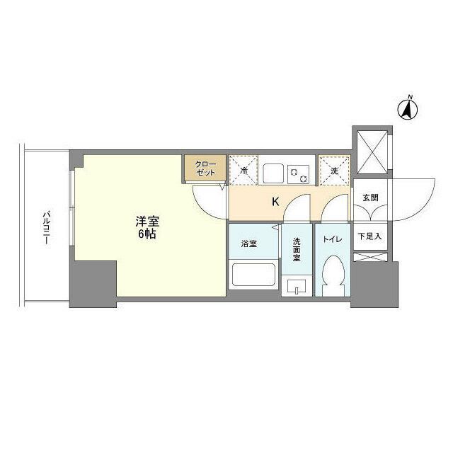 インペリアルフラット武蔵小山の間取り写真
