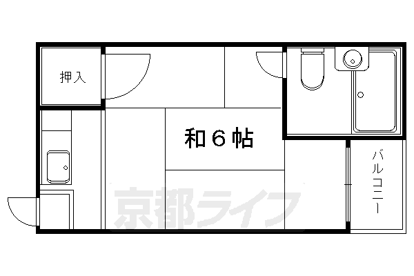 大文字ハイツの間取り