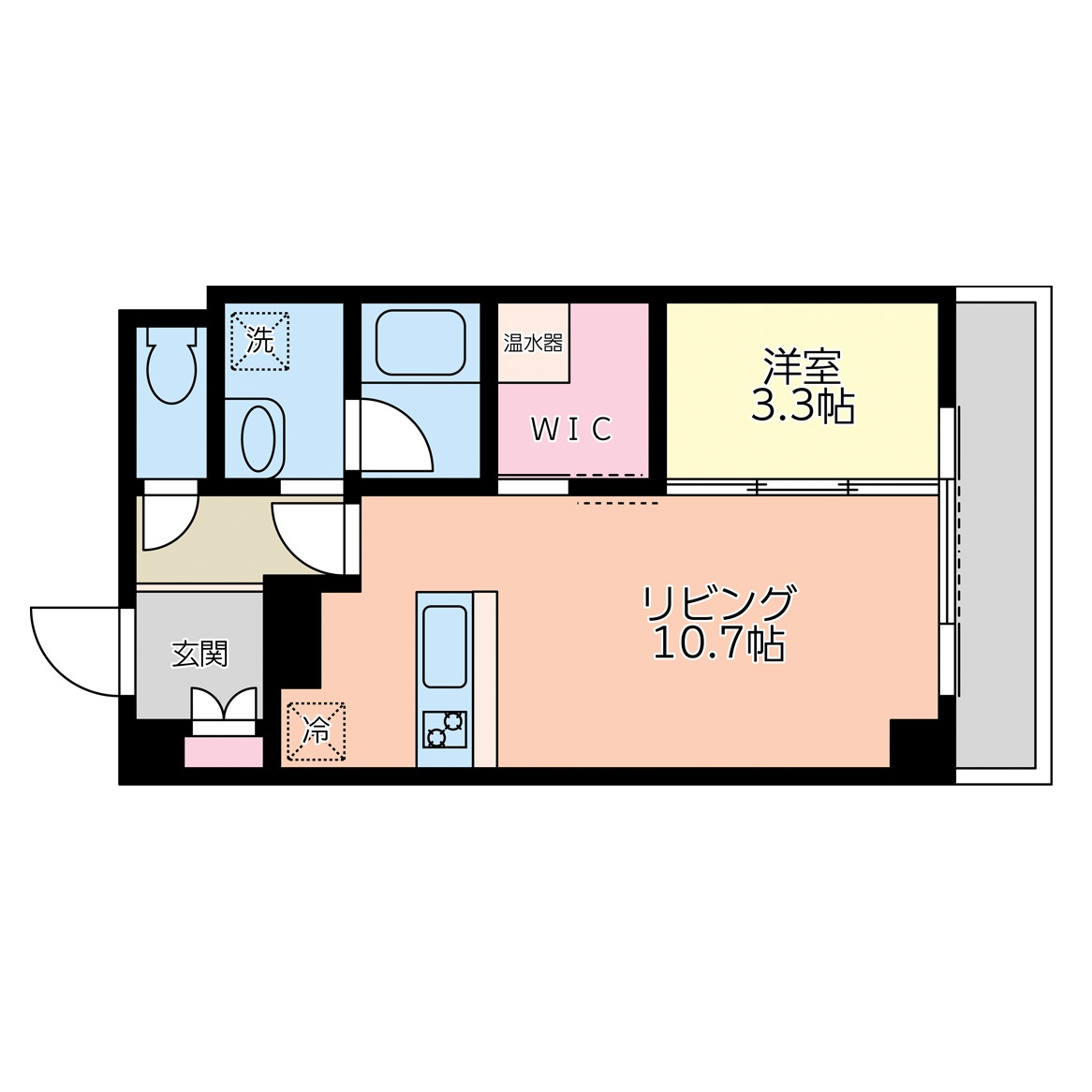 Comfort北安江の間取り