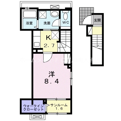 【アビーダ豊川諏訪の間取り】